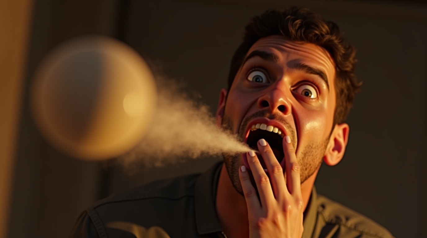 breath smells like mothballs