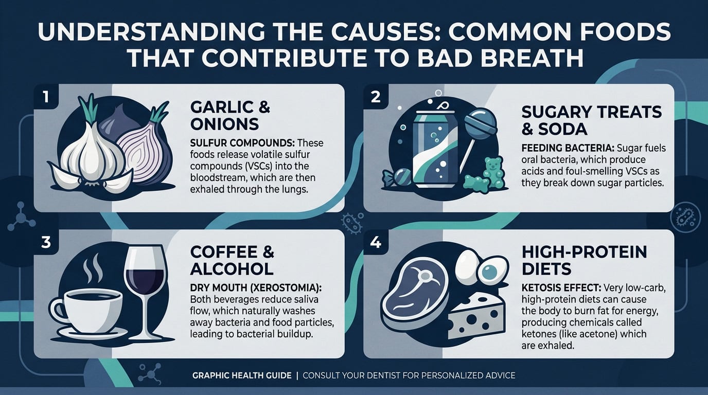 bad breath foods